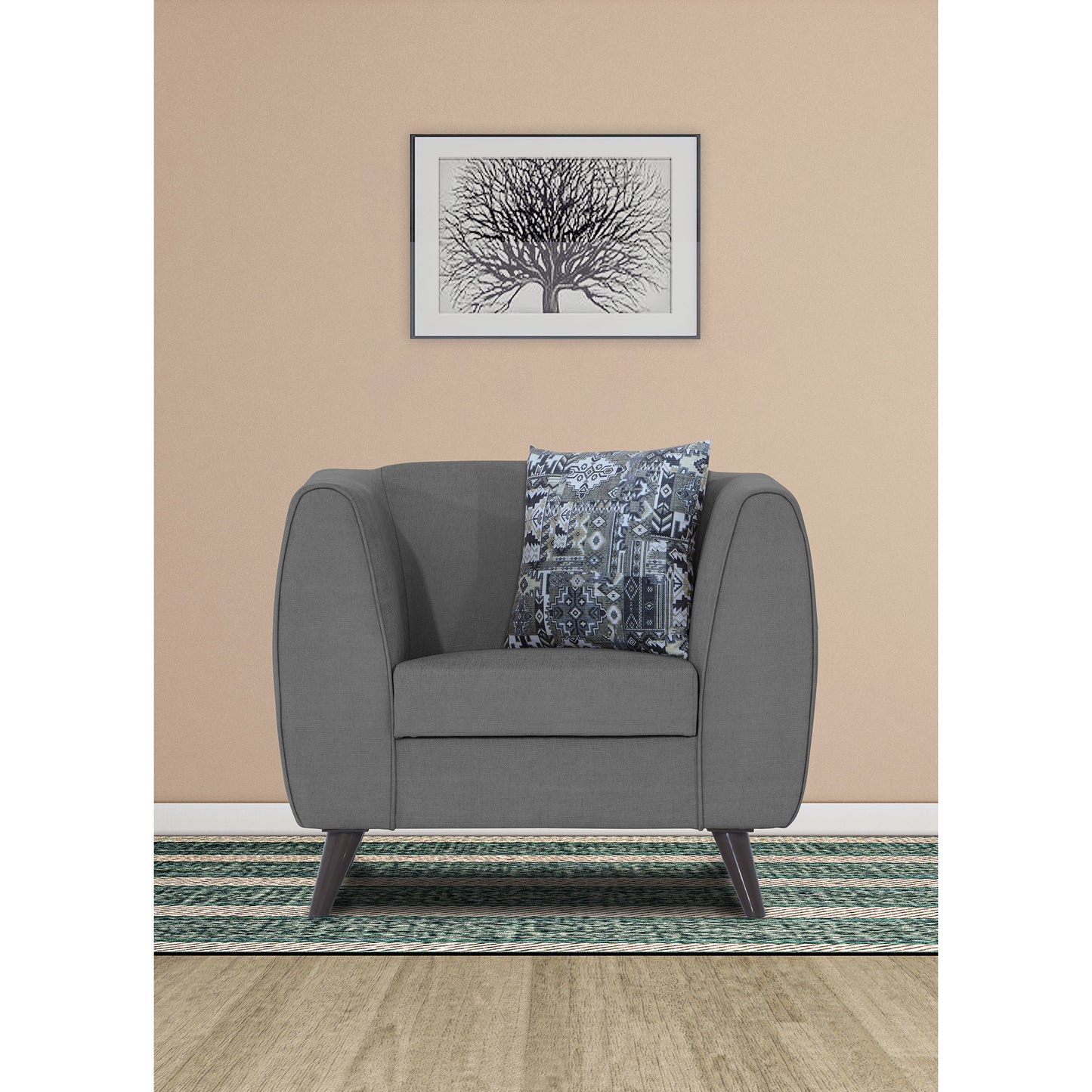 Adorn India Mason 1 Seater Sofa