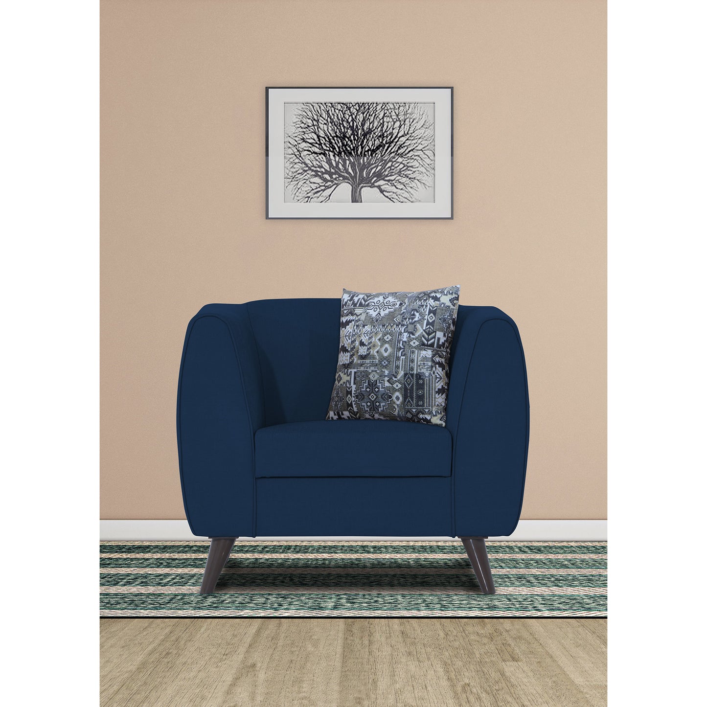 Adorn India Mason 1 Seater Sofa