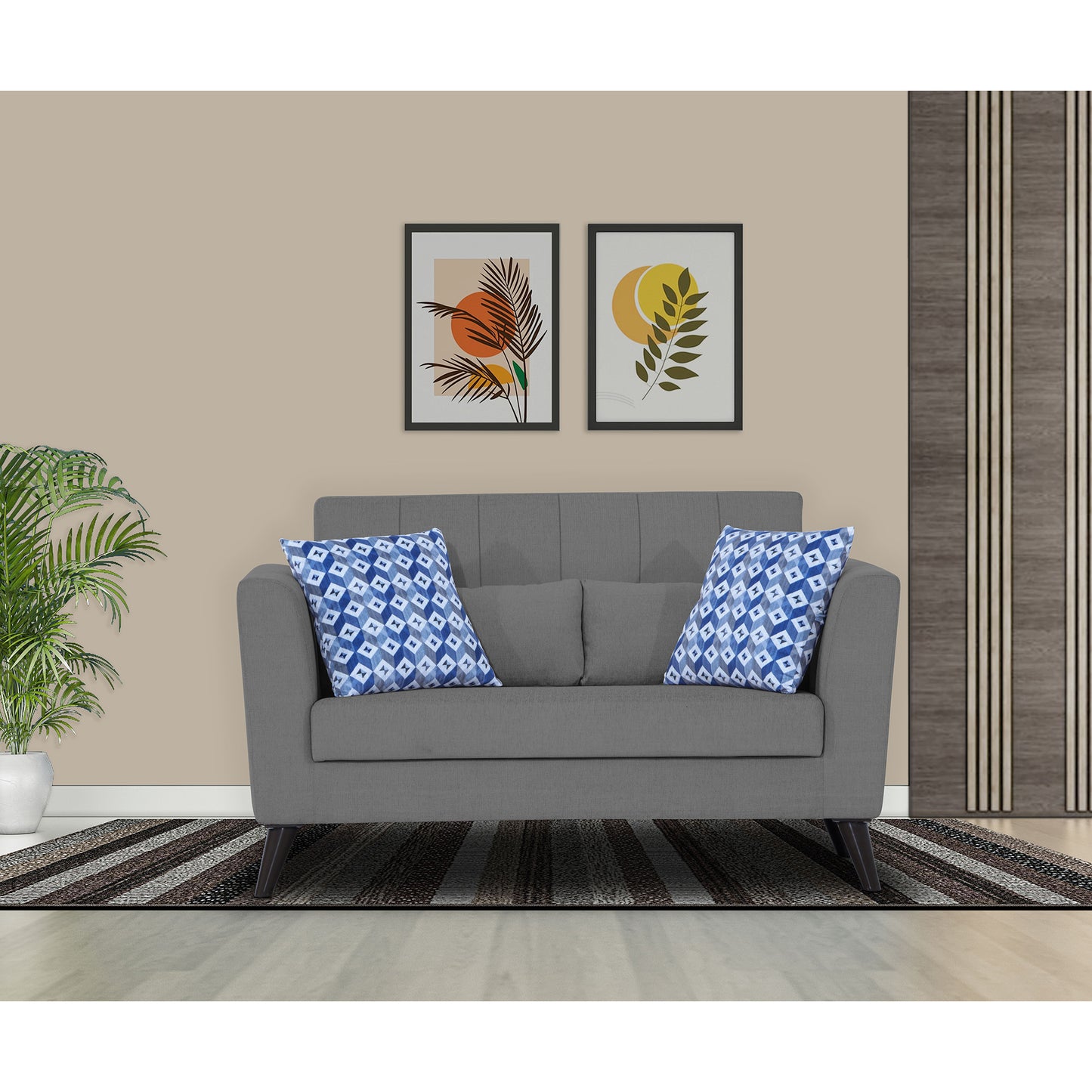 Adorn India Daniel 2 Seater Sofa