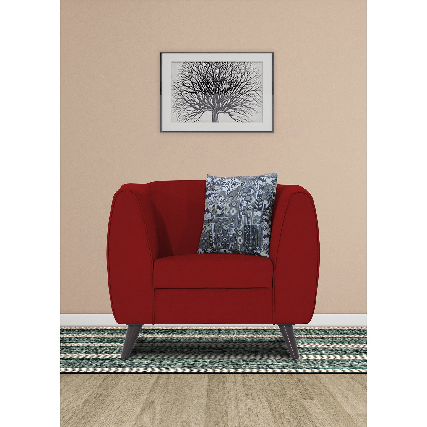 Adorn India Mason 1 Seater Sofa