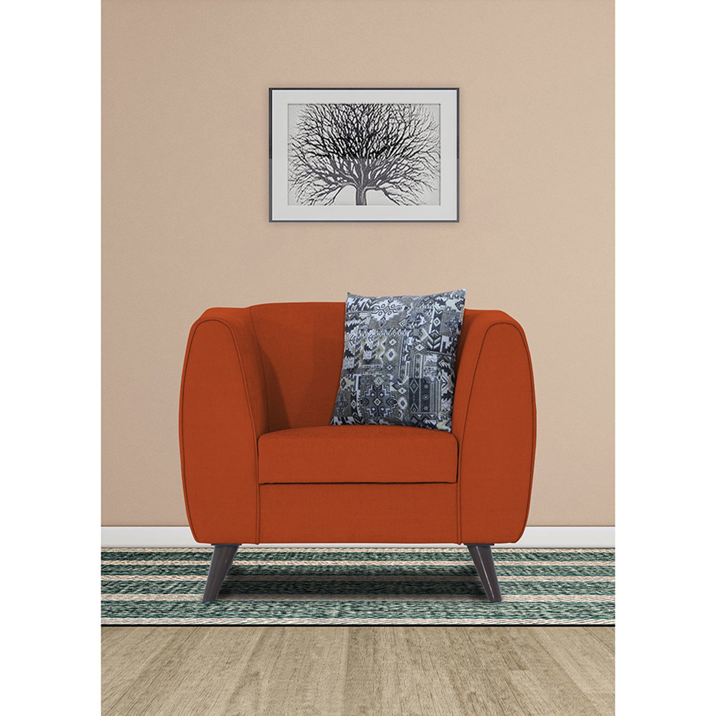 Adorn India Mason 1 Seater Sofa