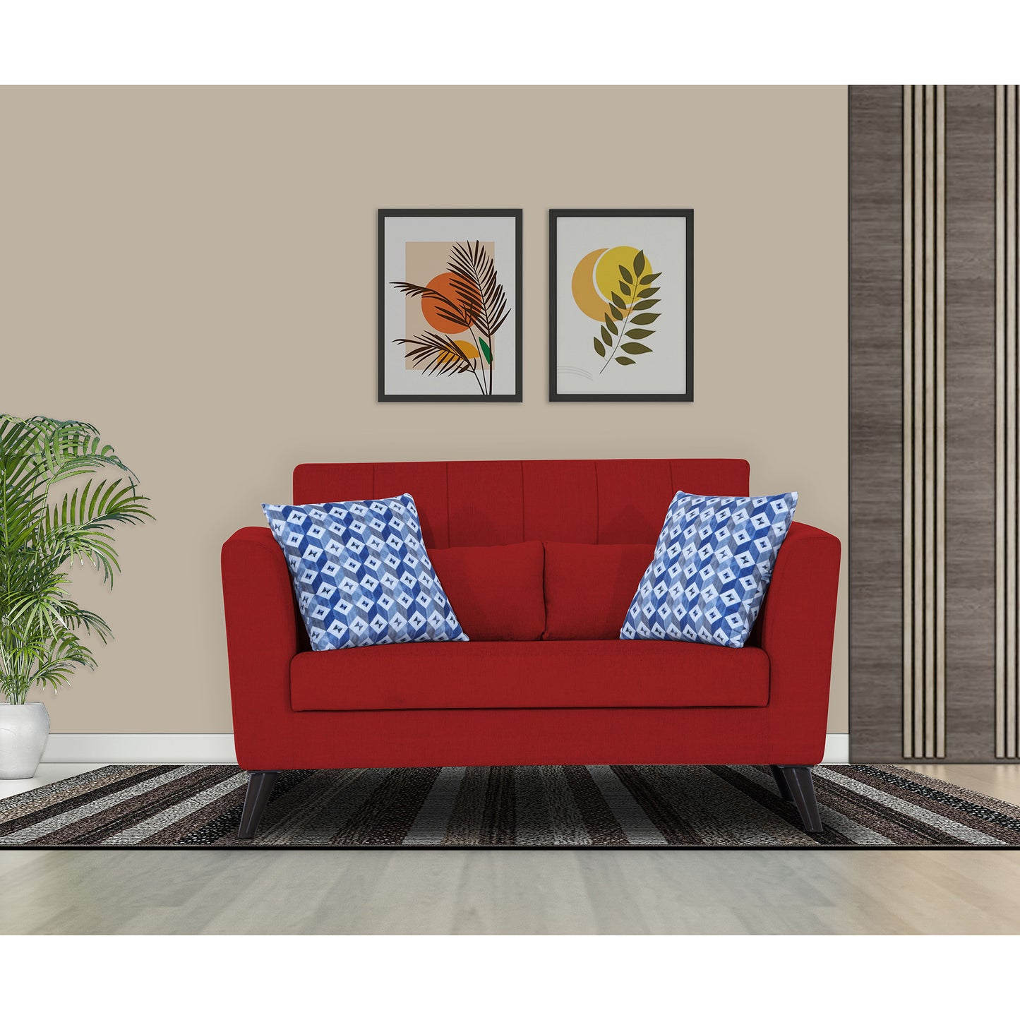 Adorn India Daniel 2 Seater Sofa