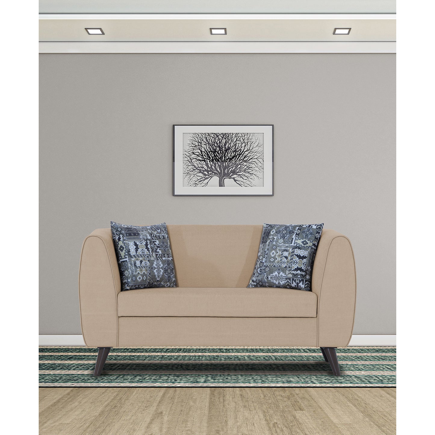 Adorn India Mason 2 Seater Sofa