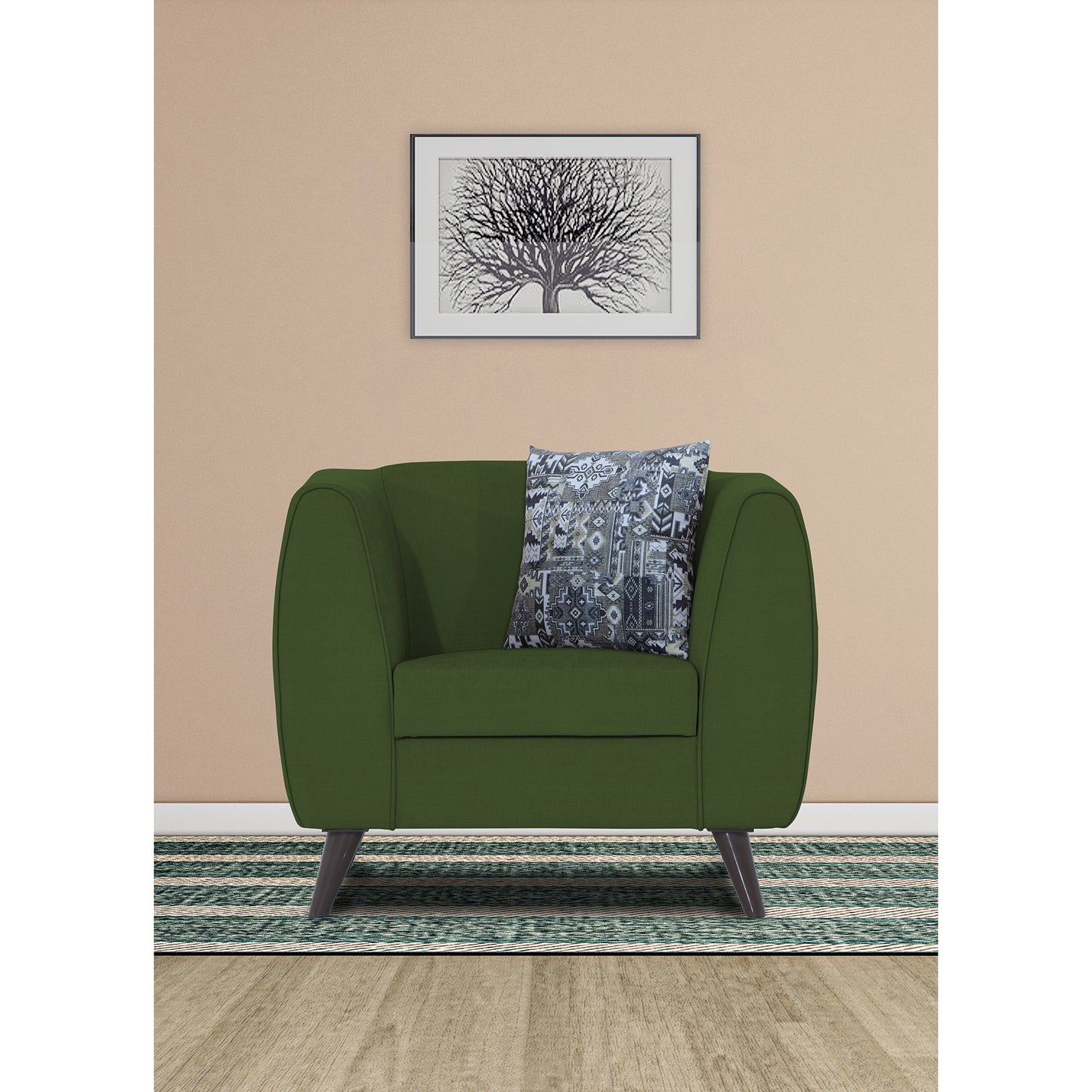 Adorn India Mason 1 Seater Sofa