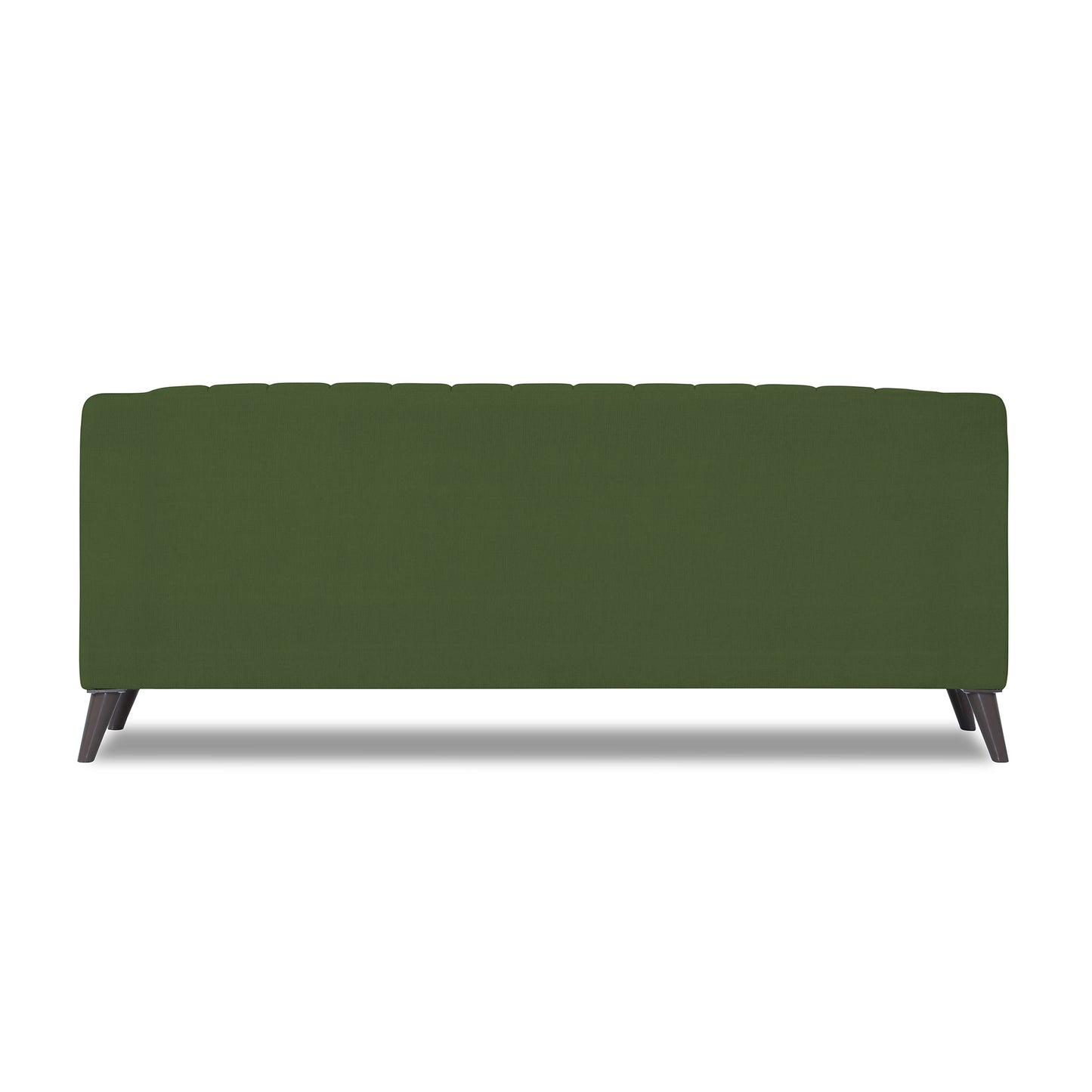 Adorn India Premium Laurel 3 Seater Sofa (Green)