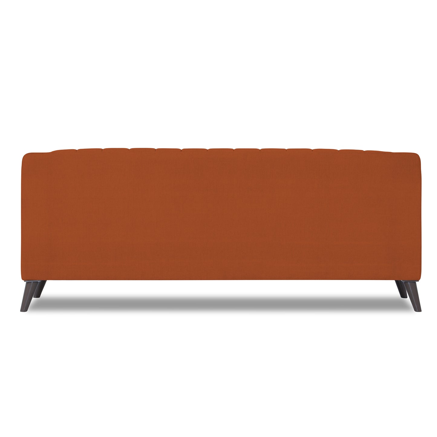 Adorn India Premium Laurel 3 Seater Sofa (Rust)