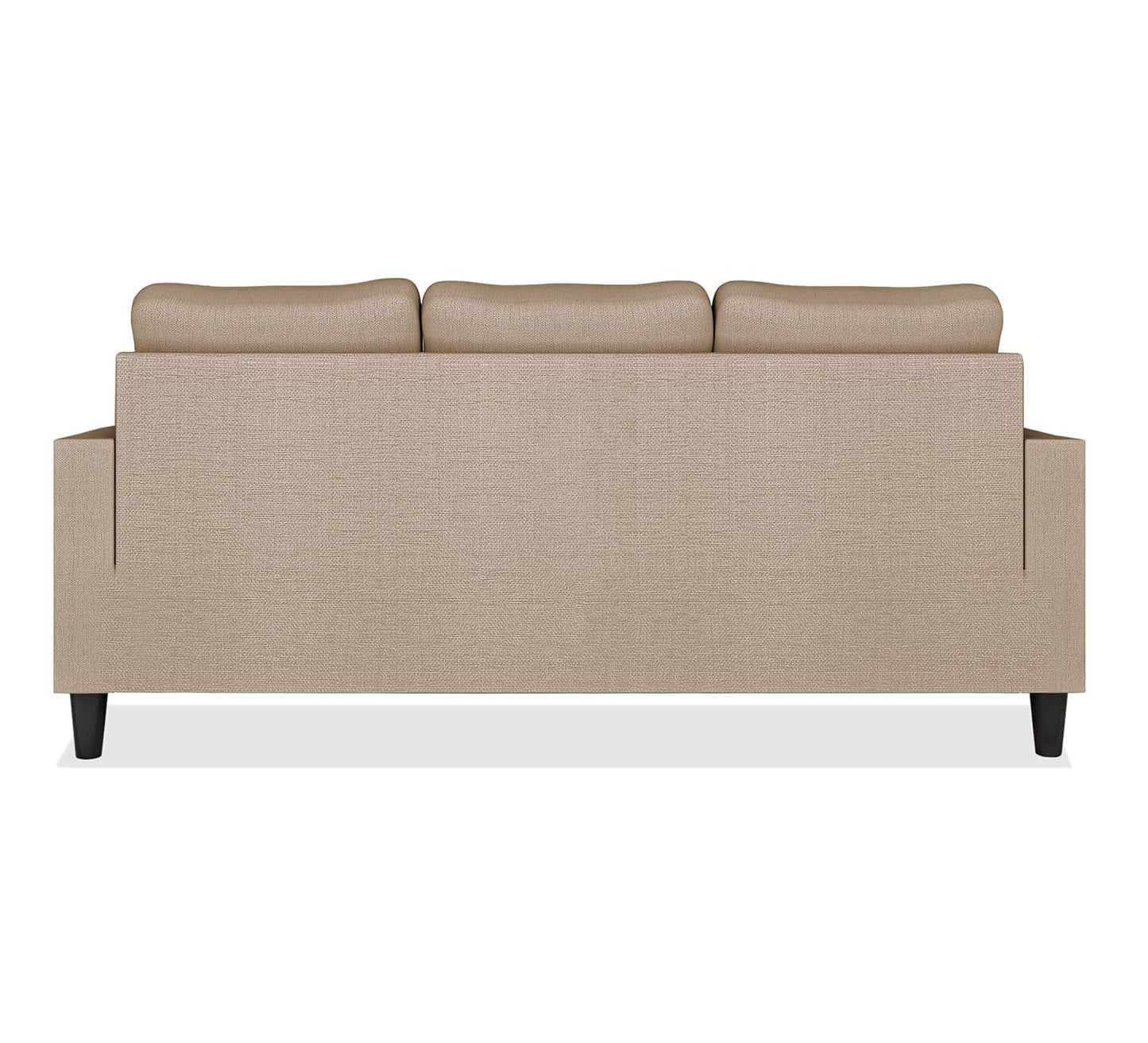 Adorn India Chandler Decent 3 Seater Sofa (Beige) (3 Year Warranty)