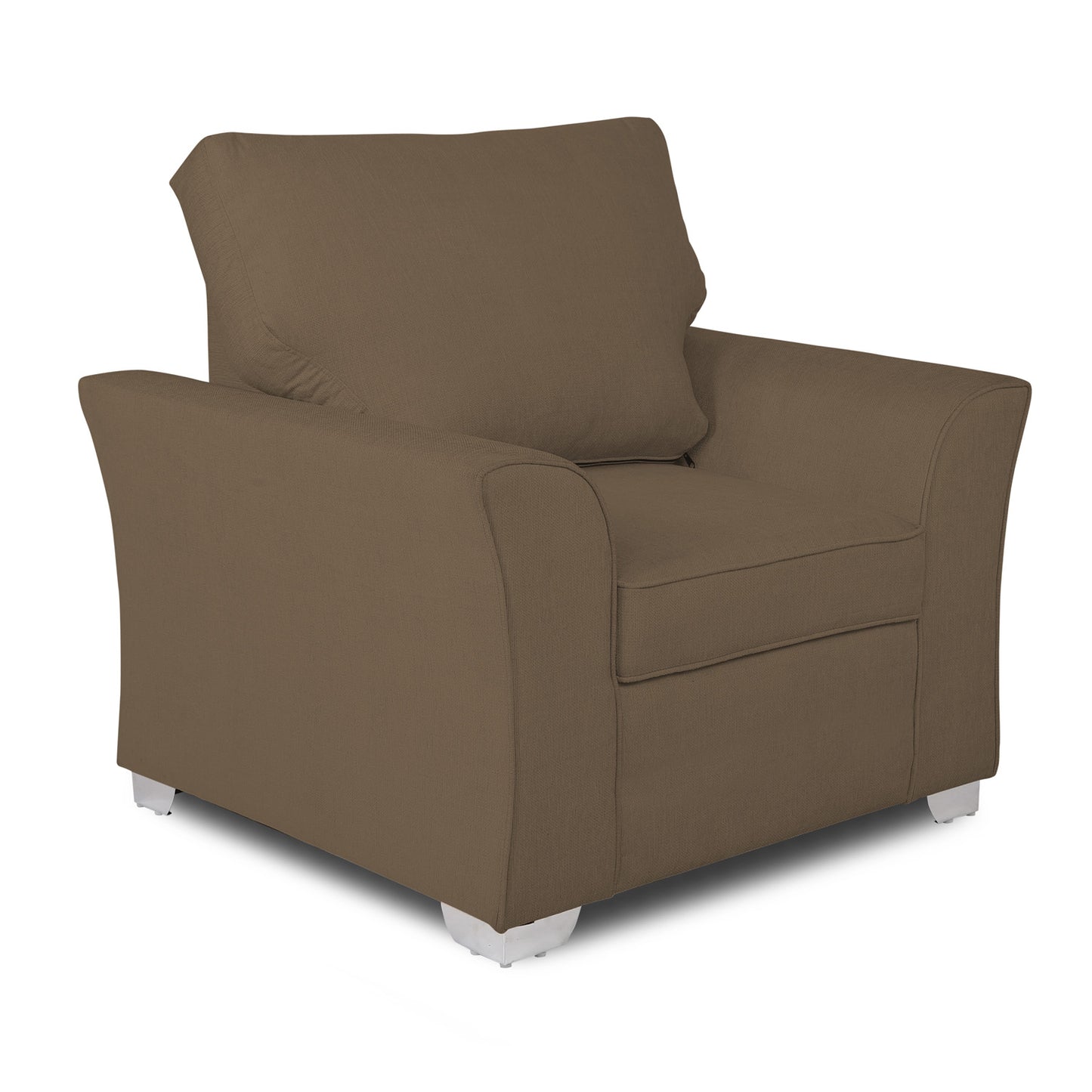 Adorn India Alexia 3+1+1 Sofa Set(Camel)