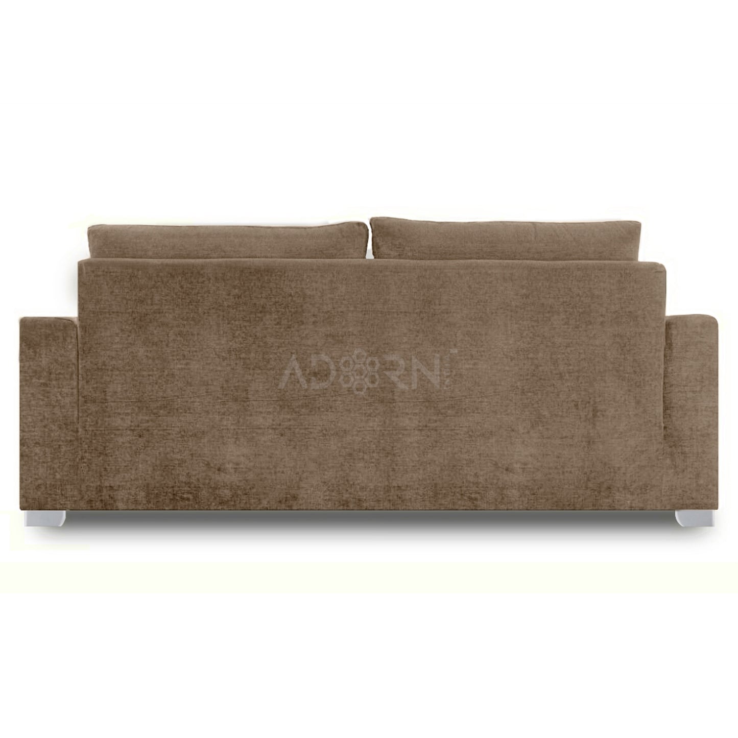Adorn India Straight line 3 Seater Sofa(Camel)