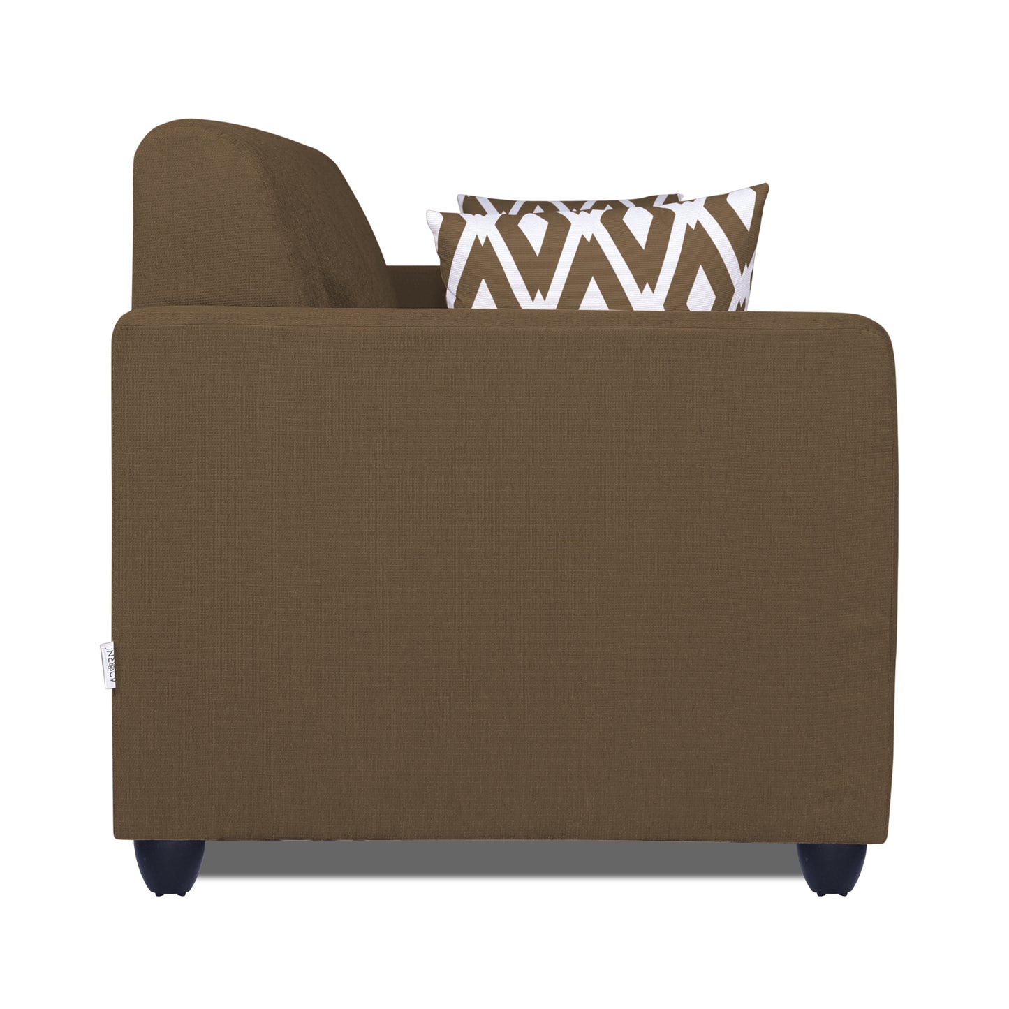 Adorn India Rio HighBack 3+1+1 5 Seater Sofa Set (Brown) (3 Year Warranty)