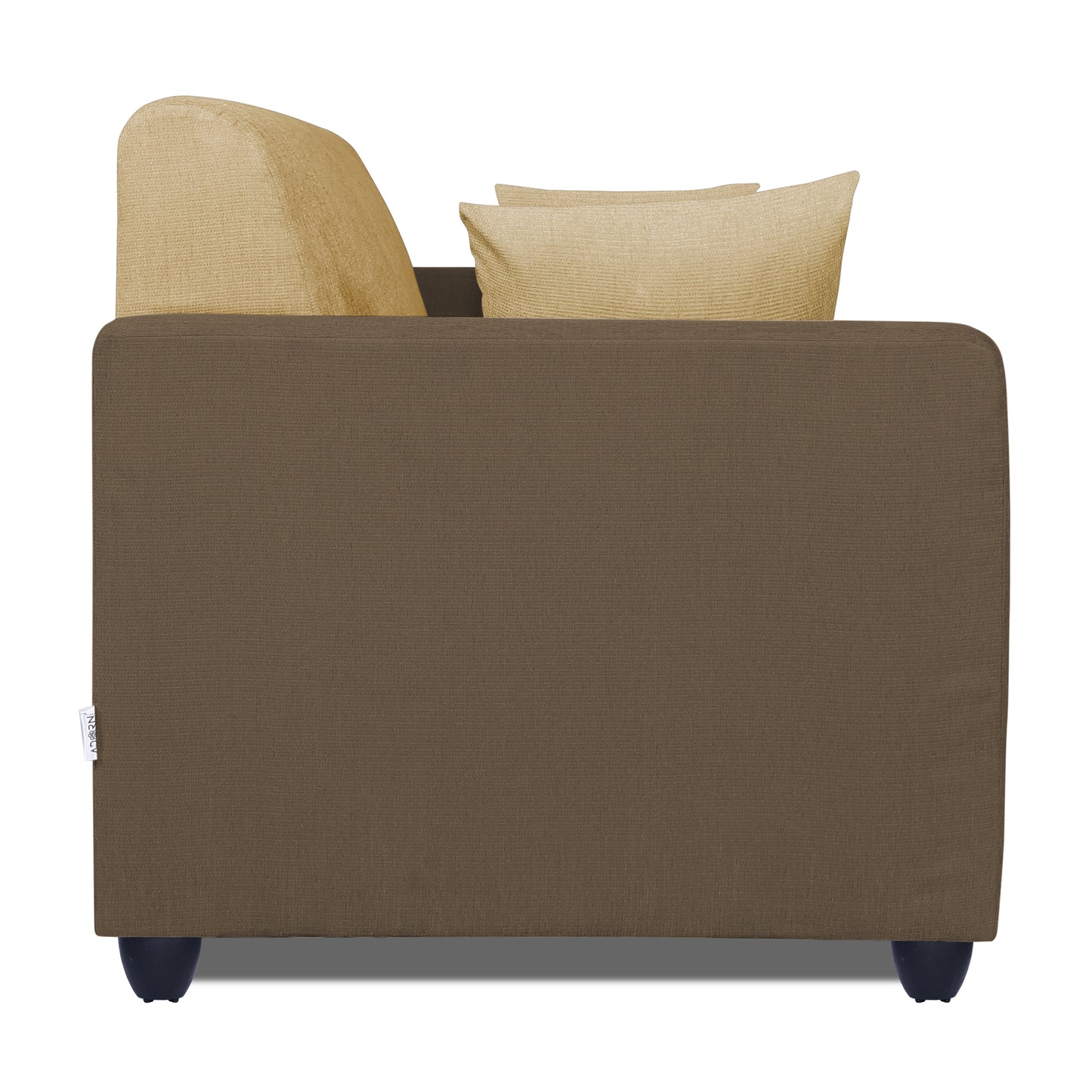 Adorn India Rio Decent Wooden 3-1-1 5 Seater Sofa Set (Brown & Beige)