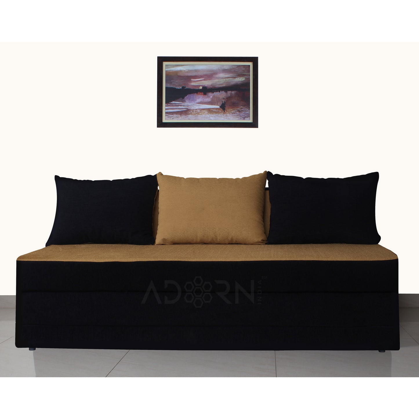 Adorn India New Easy cumbed(Camel & Black)