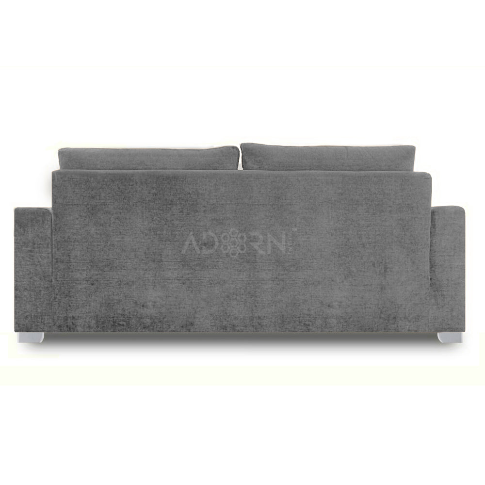 Adorn India Straight line 3+1+1 Seater Sofa Set(New Grey)