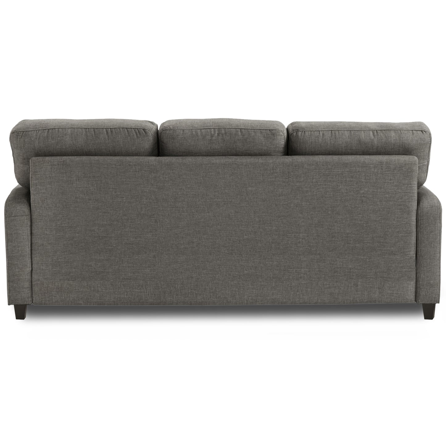 Adorn India Astor 3 Seater Sofa (Grey) (3 Year Warranty)