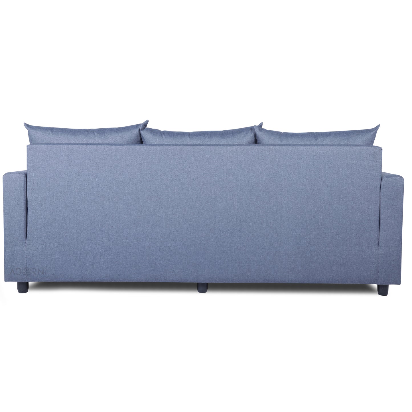 Adorn India New Straight Line Modular 5 Seater Sofa Set (Dark Grey)