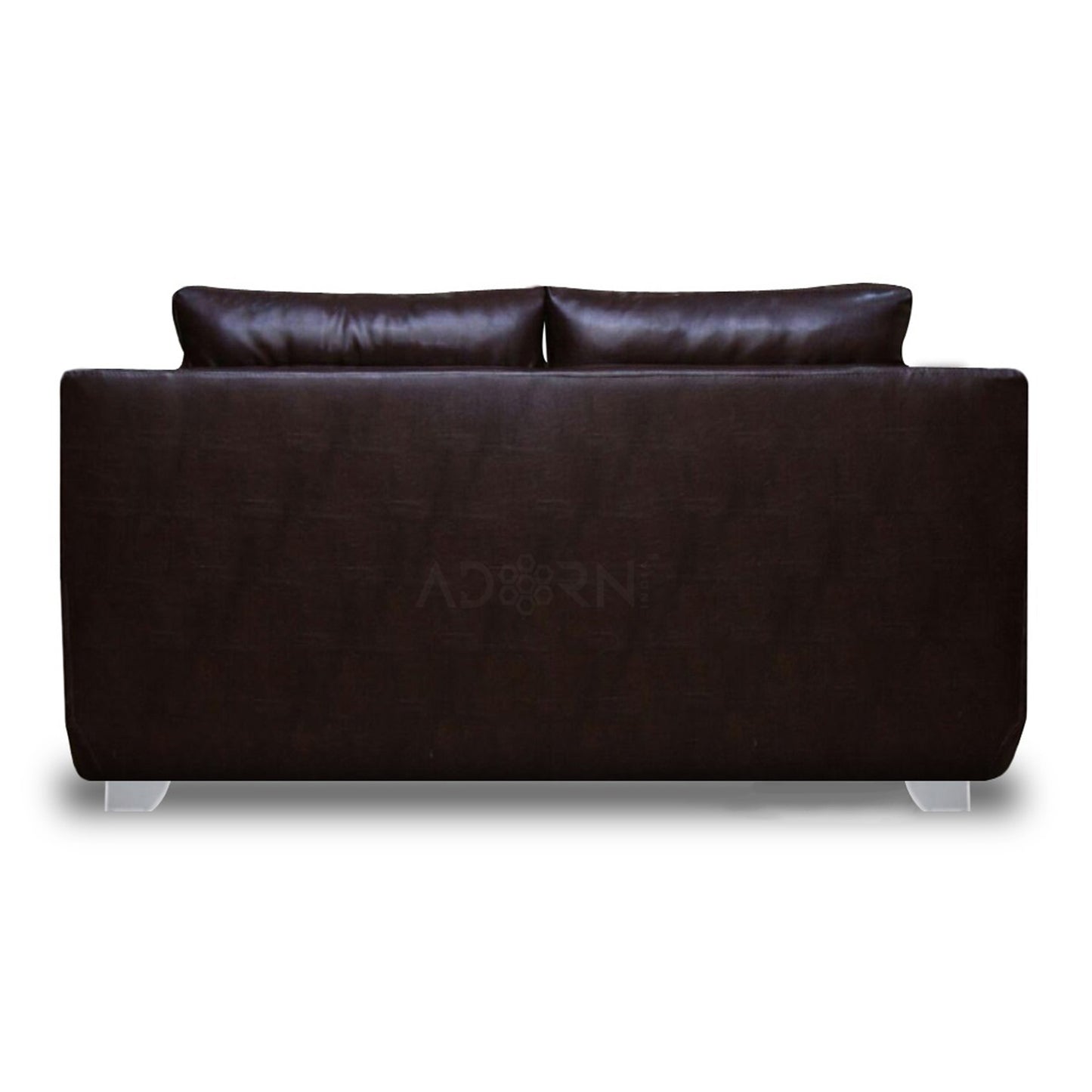 Adorn India Soleado Leatherette Five Seater Sofa Set 3-2 (Brown)