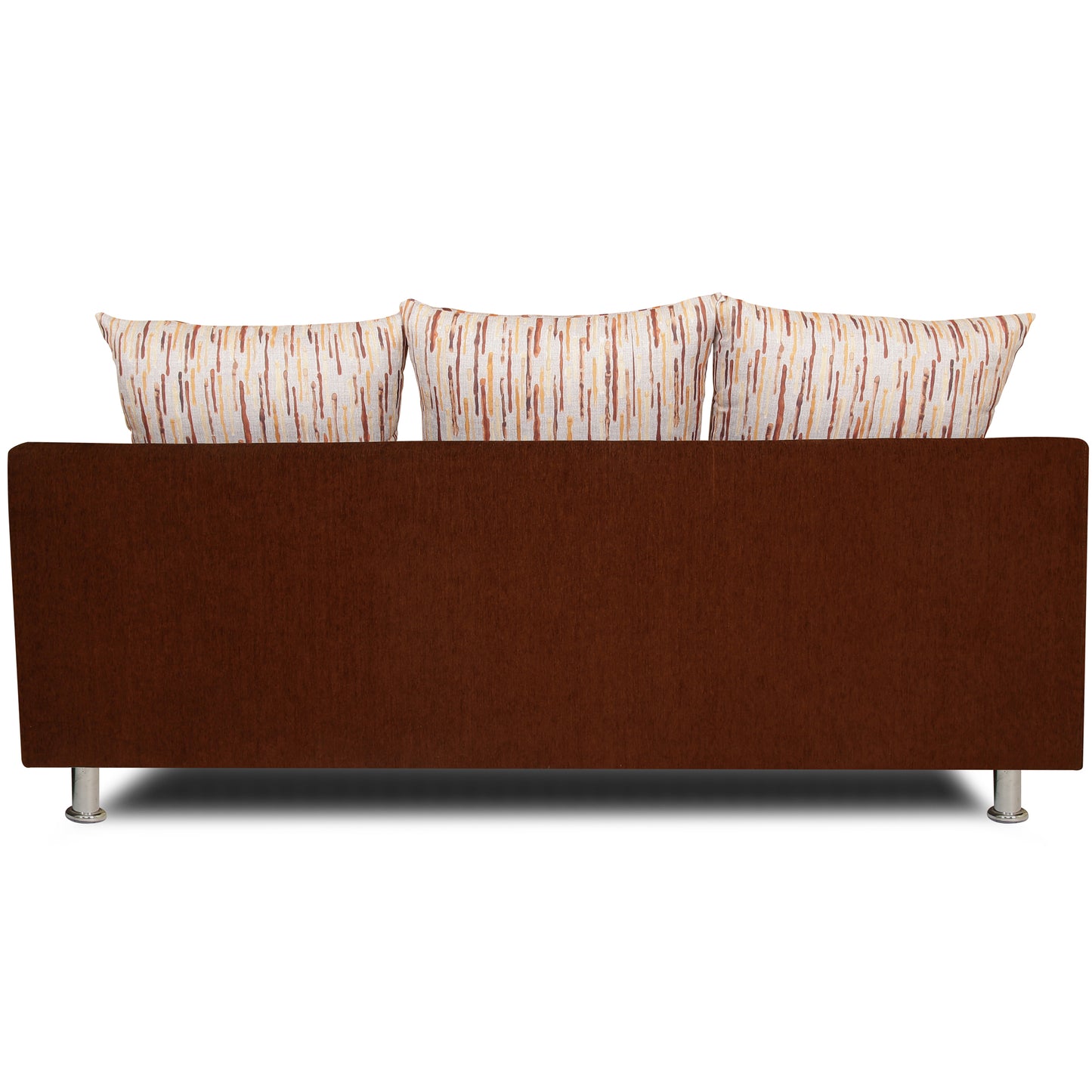 Adorn India Dexter Sofa Set 3-1-1 digitel Print (Brown & Beige)