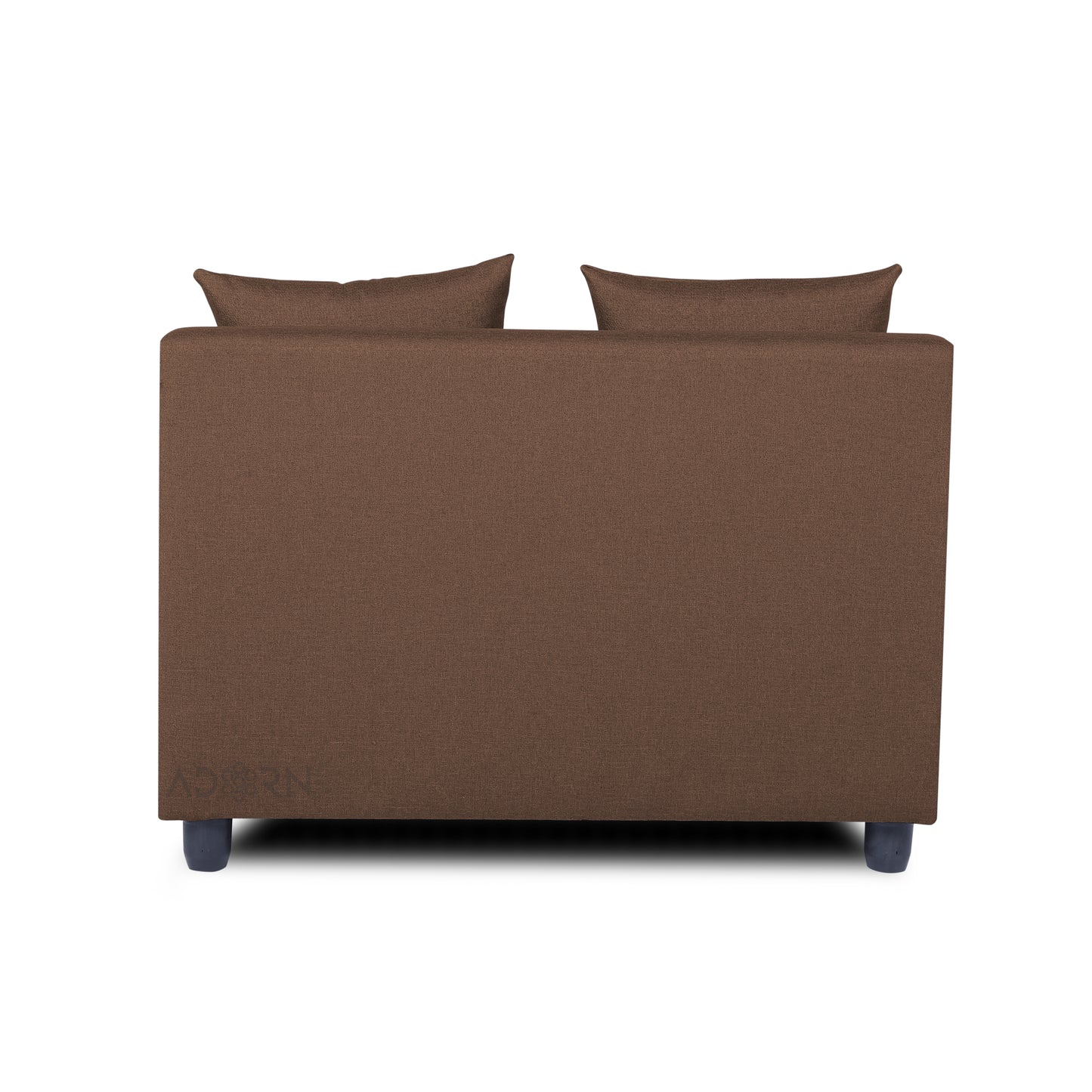 Adorn India New Straight Line Modular 5 Seater Sofa Set (Brown)