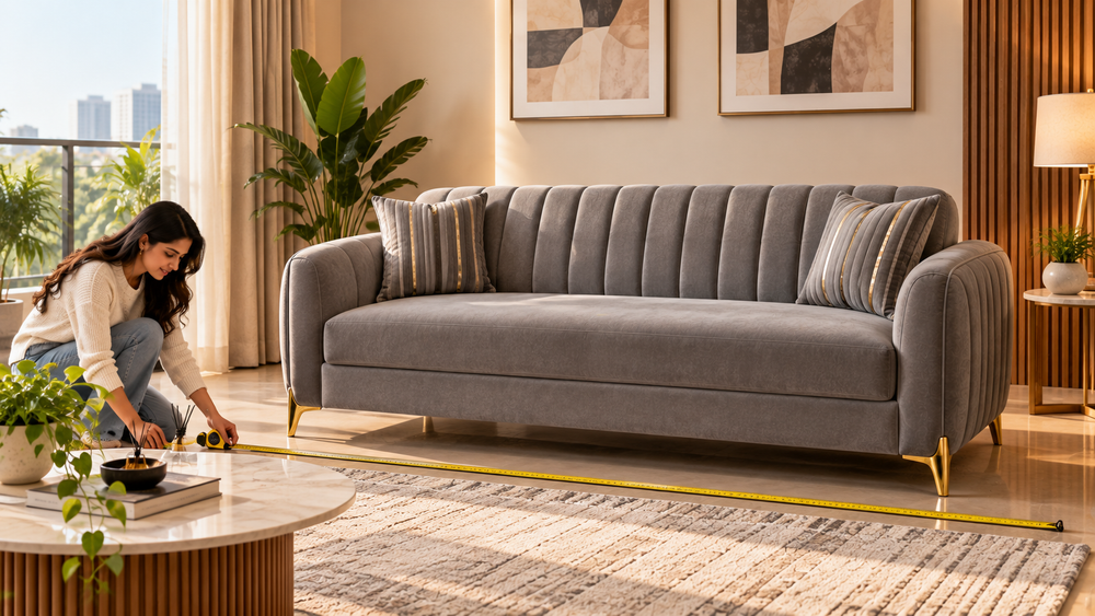 Sofa Size Guide for Indian Homes: How to Choose the Right Sofa Without Guesswork