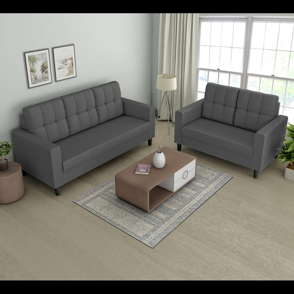 Darcy 3+2 5 Seater Sofa Set (Grey)
