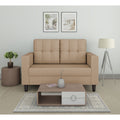 Adorn India Darcy 2 Seater Sofa (Beige) (3 Year Warranty)
