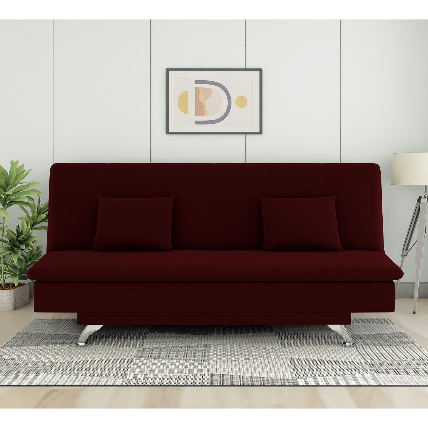 Adorn India New Aspen 3 Seater Sofa Cum Bed 4X6