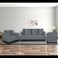 Chandler Plus 3+2+1 6 Seater Sofa Set (Grey)