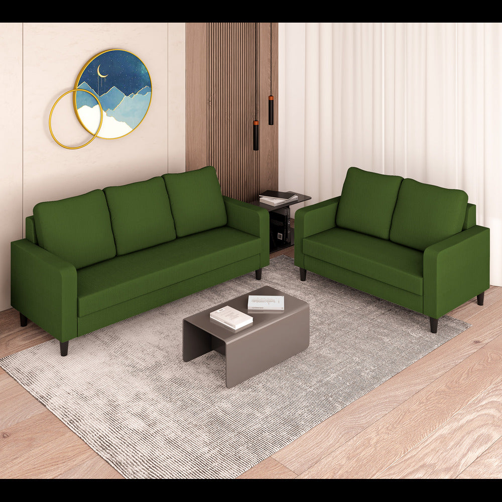 Chandler Decent 3+2 5 Seater Sofa Set (Green)