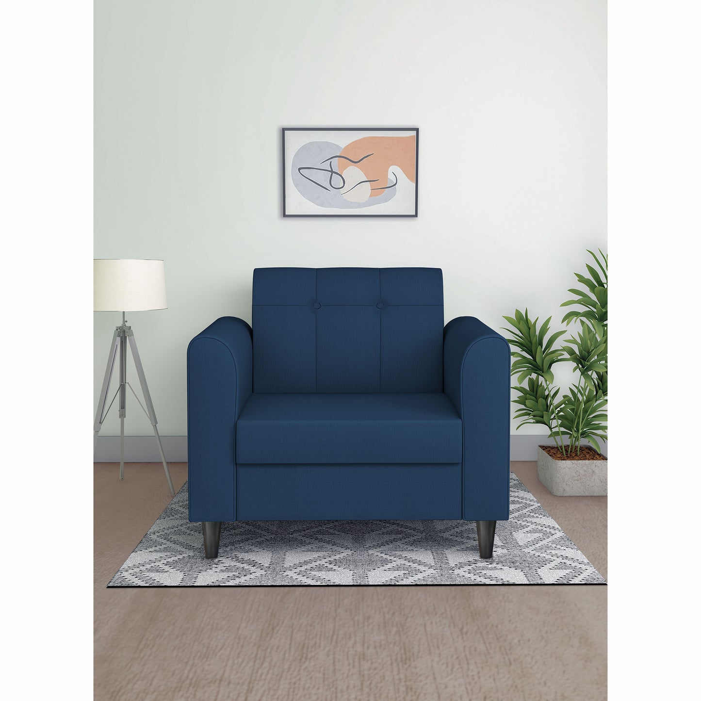 Adorn India Rio Elegant 1 Seater Sofa