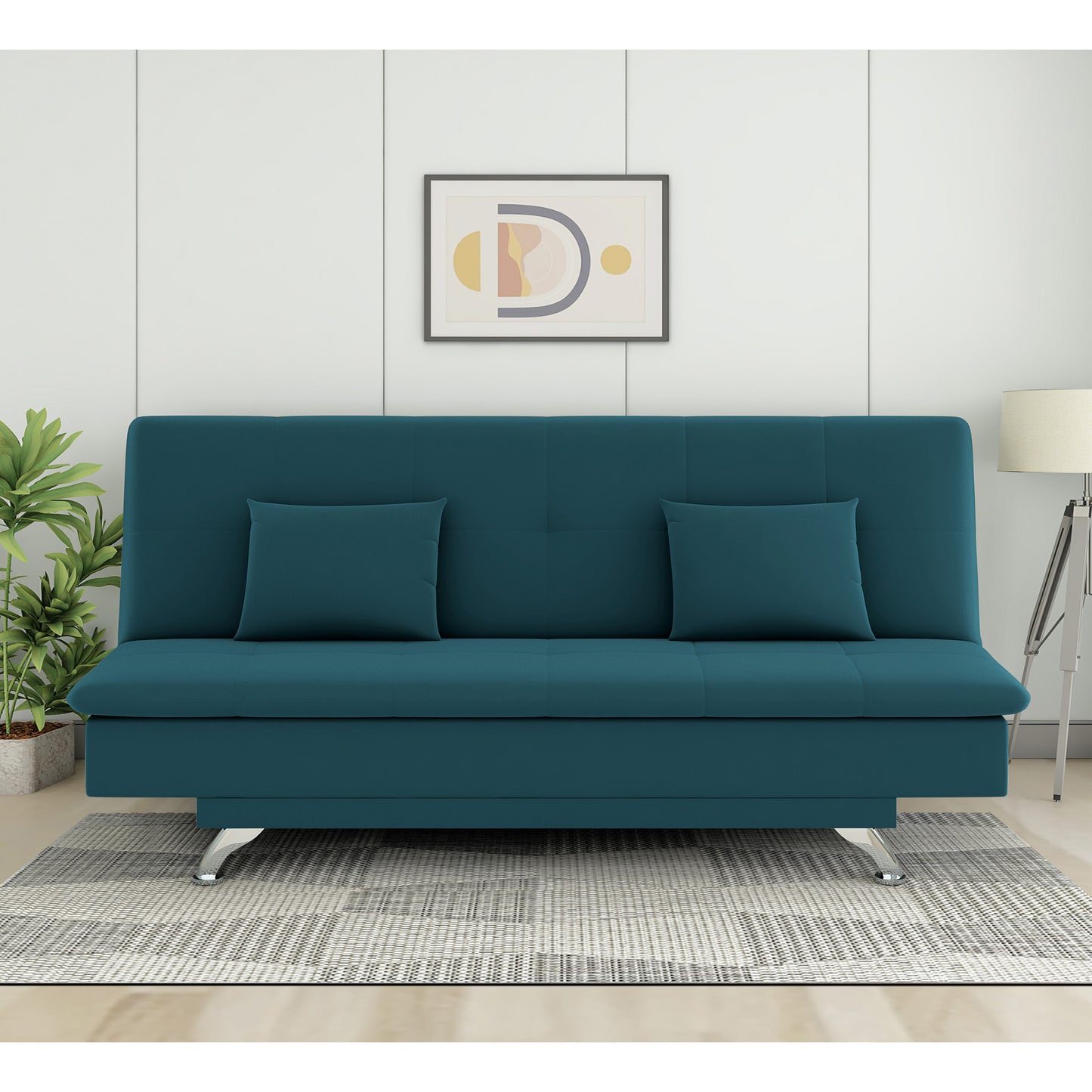 Adorn India New Aspen 3 Seater Sofa Cum Bed 4X6