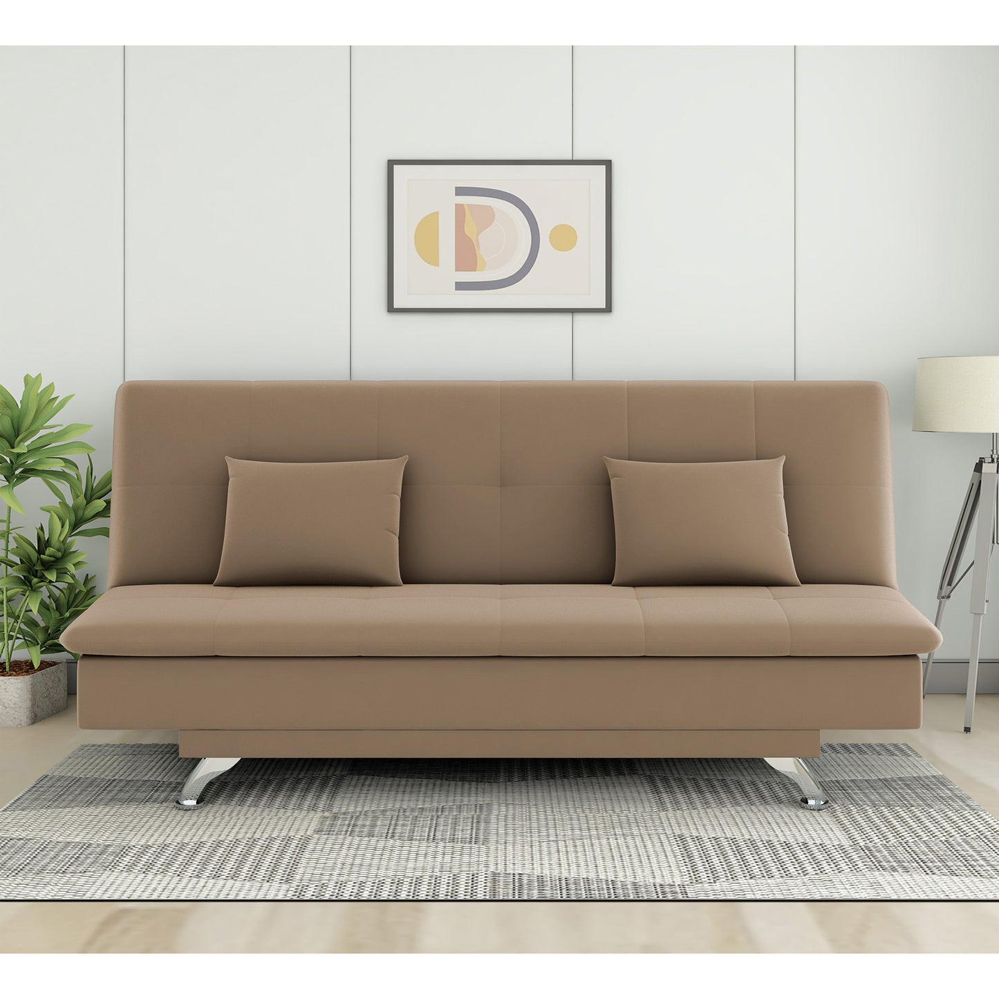 Adorn India New Aspen 3 Seater Sofa Cum Bed 4X6