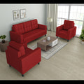 Darcy 3+1+1 5 Seater Sofa Set (Red)