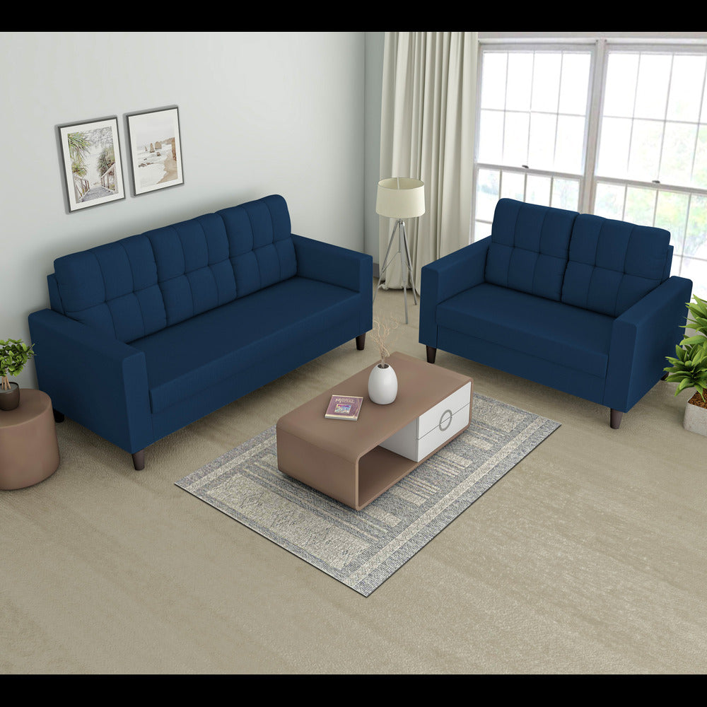 Darcy 3+2 5 Seater Sofa Set (Blue)