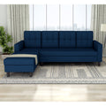 Darcy L Shape 6 Seater Sofa Set (LHS) (Blue)
