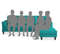 Adorn India Maddox Tufted L Shape 5 Seater Sofa Wood Sofa Set RHS (Aqua Blue) (3 Year Warranty)