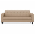 Adorn India Rio Elegant 3 Seater Sofa (Beige) (3 Year Warranty)