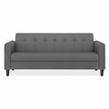 Adorn India Rio Elegant 3 Seater Sofa (Grey) (3 Year Warranty)