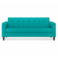 Adorn India Rio Elegant 3 Seater Sofa (Aqua Blue) (3 Year Warranty)