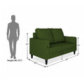Chandler Decent 2 Seater Sofa (Green)