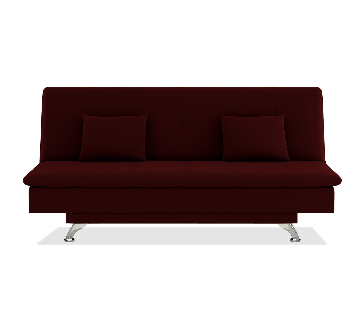 Adorn India New Aspen 3 Seater Sofa Cum Bed 4X6 (Maroon)