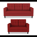 Darcy 3+2 5 Seater Sofa Set (Red)