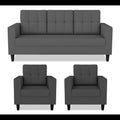 Darcy 3+1+1 5 Seater Sofa Set (Grey)