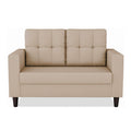 Adorn India Darcy 2 Seater Sofa (Beige) (3 Year Warranty)