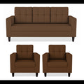 Darcy 3+1+1 5 Seater Sofa Set (Brown)