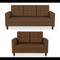 Darcy 3+2 5 Seater Sofa Set (Brown)