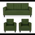 Darcy 3+1+1 5 Seater Sofa Set (Green)