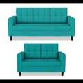Darcy 3+2 5 Seater Sofa Set (Aqua Blue)