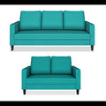Chandler Decent 3+2 5 Seater Sofa Set (Aqua Blue)