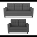 Darcy 3+2 5 Seater Sofa Set (Grey)