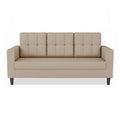 Adorn India Darcy 3 Seater Sofa (Beige) (3 Year Warranty)